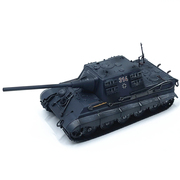 172德国虎王坦克模型，合金免摆件免胶分色，成品旧化德国灰涂装