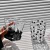 创意艺术感限定手工黑宝石酒杯轻奢水晶玻璃杯高级感水杯威士忌杯