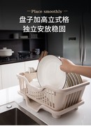 厨房沥水碗架带盖放碗箱装碗碟碗盘餐具家用小型置物架碗筷收纳盒