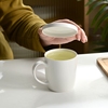 骨瓷月光盖杯情侣咖啡陶瓷杯，带盖杯子创意水杯，马克杯茶杯logo定制