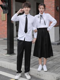 班服学院风夏季套装，高中生校服韩版英伦风初中，学生装女生毕业裙子