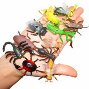 仿真昆虫玩具模型假蛇蝎子蜘蛛鳄鱼龙虾恐龙动物套装儿童认知礼物