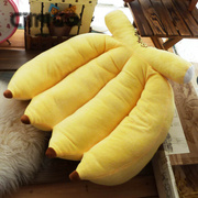 黄色大香蕉毛绒玩具 可爱卡通 INS水果公仔 毛绒玩具抱枕靠垫香蕉