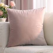 简约紫色天鹅绒面沙发靠垫抱枕靠枕套子不含芯汽车腰枕少女心