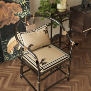 新中式红木沙发坐垫实木椅子垫太师椅，圈椅座垫靠枕茶椅垫防滑加厚