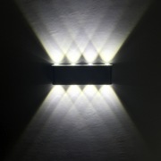 led现代创意壁灯长方形铝材，灯ktv酒吧，装饰灯走廊过道电视背景灯具