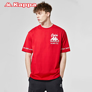 卡帕Kappa男装休闲短袖运动圆领T恤衫-K0A12TD36D