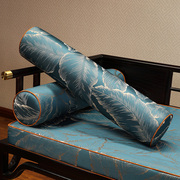 新中式扶手枕客厅沙发睡觉长条抱枕靠垫床头靠枕办公室护腰糖果枕