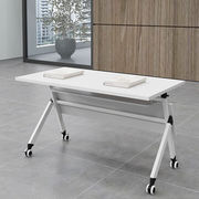 丰龙长条桌办公桌折叠培训桌，双人条形桌可移动可拼接会议桌1.2米