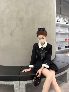 COOLLINE林子熙 luxury秀场系列 高级感气质收腰套装女甜美花苞裙