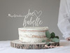 Wedding Cake Topper 定制婚礼蛋糕插牌花装饰拍照道具蛋糕装饰品