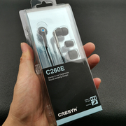 韩国cresync260可立新入耳式耳机手机mp3有线老耳塞女毒人声均衡