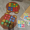 几何形状配对玩具儿童颜色认知专注力训练亲子互动桌游幼儿园教具