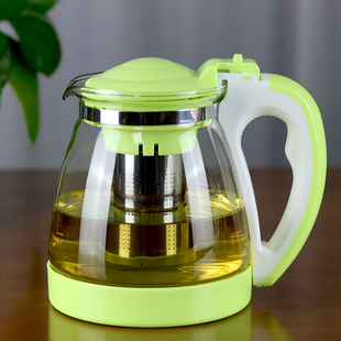 玻璃茶壶内胆过滤功夫泡茶壶，大号家用单壶耐热花茶壶红茶茶具套装