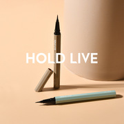 holdlife白开水放水防晕染眼线笔holdlive极细高级防水睫毛膏