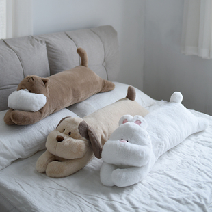 狗狗抱枕猫咪夹腿睡觉长条枕，午休枕沙发靠垫，床头靠枕飘窗装饰礼物