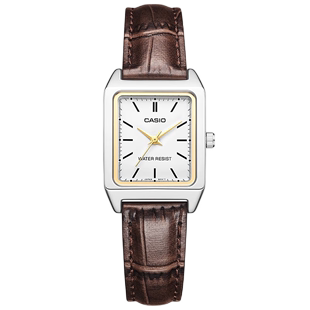 卡西欧(casio)手表，女复古小方表，气质简约指针女表ltp-v007l-7e2