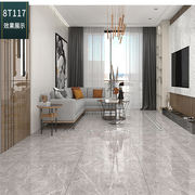 800x800简约现代通体大理石瓷砖地砖客厅卧室别墅灰色防滑地板砖