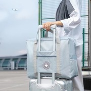 旅行包手提包韩版短途折叠拉杆，待产包大容量便携行李袋，健身包男女(包男女)