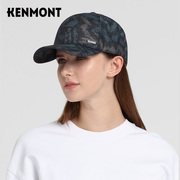 Kenmont卡蒙棒球帽女春秋加长帽檐鸭舌帽潮牌帽子防晒硬顶棒球帽