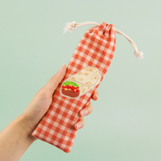 筷子收纳袋便携外出日式旅行餐具盒儿童学生放装勺子汤勺的布袋子