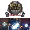 摩托车配件CB400 XJR黄龙300 600街车改装7寸LED天使眼圆形前大灯