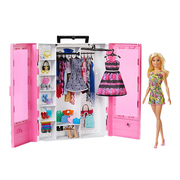 芭比娃娃梦幻衣橱换装大礼盒套装，女孩生日礼物gbk12