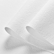 3D硅藻泥无纺布墙纸 素色纯白色颗粒纹客厅卧室服装店墙纸满铺
