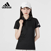 adidas阿迪达斯短袖女士翻领，t恤夏季高尔夫，运动polo衫hr6418