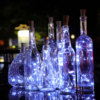 led酒瓶塞灯串酒吧，派对装饰彩光灯，圣诞节日氛围铜线灯串