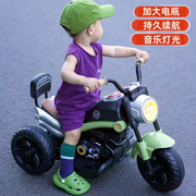 儿童电动摩托车三轮车宝宝，充电玩具车可坐人男女孩遥控电瓶车童车
