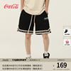 coca-cola可口可乐腰果花，短裤男刺绣，休闲裤子夏季运动裤五分裤