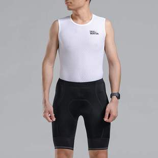 monton脉腾春夏骑行裤男女黑色，背带短裤自行车，专业碳纤坐垫装备燚