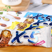 韩国三进X5巧克力棒花生夹心榛果仁香蕉原味巧克力36g网红零食