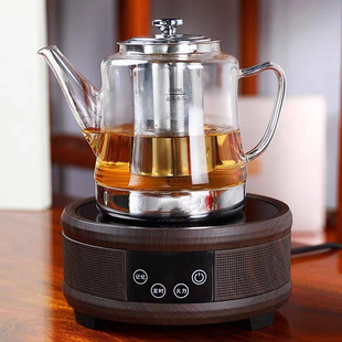 耐高温玻璃煮茶壶电陶炉蒸汽，煮茶器大容量，蒸茶壶家用电磁炉烧水壶