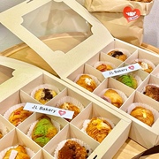 韩式9粒小面包慕斯蛋糕盒胖马卡龙6九宫格下午茶礼盒甜品包装打包