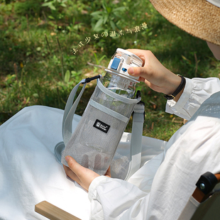 旅行必备用品旅游神器保温杯套斜挎便携水壶包通用手提水杯收纳袋