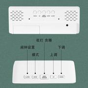 大屏led时钟镜面数字钟创意(钟，创意)台桌面，usb插电闹钟老人发光床头电子表