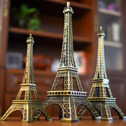埃菲尔铁塔摆件模型家居房间客厅创意装饰品生日礼物巴黎小工艺品