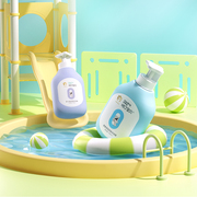 哈丁宝贝儿童沐浴露洗发水二合一，新生婴儿宝宝专用温和洗护用品