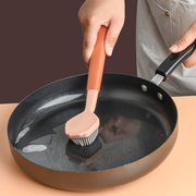 硅胶锅刷不掉毛耐用不伤锅轻松去污碗刷清洁刷厨房，刷长柄锅刷刷子