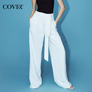 cover2024夏季摩登女裤，宽腰带设计直筒长裤