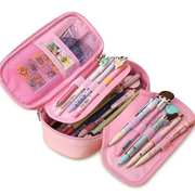 。铅笔袋小学生用文具盒女生三一年级可爱布的女孩1-3女童5多层功