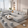 现代简约布艺沙发网红奶油，风棉麻家用客厅，大中小户型转角沙发组合