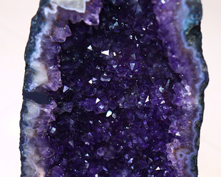 天然紫晶洞紫晶原石玛瑙聚宝盆紫晶块钱袋子紫水晶洞家居摆件267