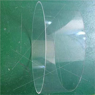 高透明(高透明)亚克力管有机玻璃管透明管，亚克力加工定制法兰打孔圆柱形管