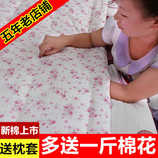 新棉花0.8*2米学生被褥 单人薄床褥子 棉花床垫冬厚垫被 尺寸