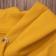 姜黄色(姜黄色)300g秋季薄款纯色连帽卫衣，深黄色莫兰迪休闲秋季上衣男女