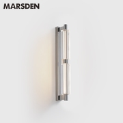 马斯登现代简约艺术壁灯客厅过道水晶壁灯短款中款长款灯设计师灯