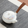 日式侧把壶小茶壶功夫茶具套装，陶瓷茶壶家用普洱泡茶器创意单壶